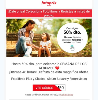 -50% de Descuento en Fotoprix.
