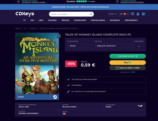 Saga Monkey Island a céntimos Steam por solo 0,59€