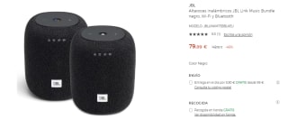 Altavoces inalámbricos JBL Link Music Bundle por 79,99€