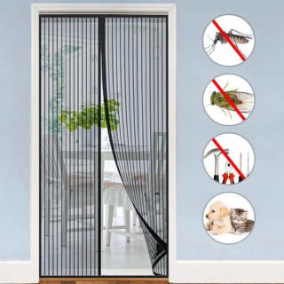 Mosquitera para Puertas Imanes 220x100cm por 3,99€