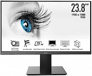 MSI PRO MP241X - Full HD 75Hz Monitor voor €69,95 bij Amazon