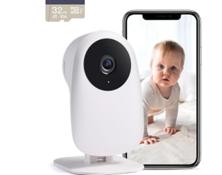 Nooie Baby Monitor con Tarjeta Micro SD, 1080P Visión Nocturna por 25,49€