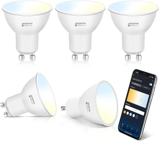 5 packs bombilla Inteligente LED GU10 SL2 de 6W Compatible Con Google Home/Alexa por 22,79€
