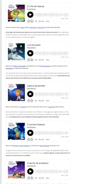 10 Audiolibros gratis para el verano desde Mumablue