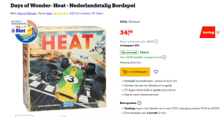 Days of Wonder- Heat - Nederlandstalig Bordspel voor €34,49 bij Bol