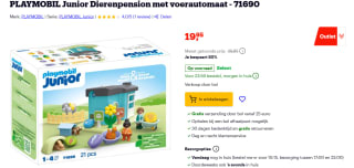 Playmobil Dierenpension met voerautomaat voor €19,95 bij Bol