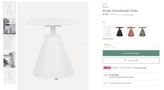 Ronde tuinsalontafel Aloha van Bizzotto voor €139 bij Westwing