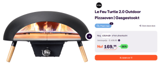 Le Feu - Turtle - BLACK - Gas Powered Pizza Oven voor €169,95 bij Ibood