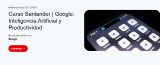 Curso inteligencia artificial y productividad gratis en Santander