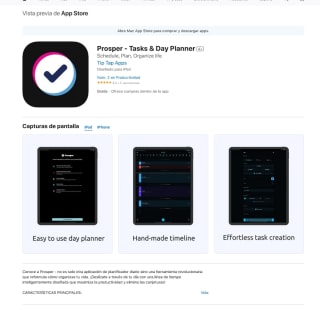 Gratis Prosper tareas y planificador de día Versión Premium para IOS