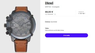 Reloj Cronografo de Hombre Diesel Griffed por 88€