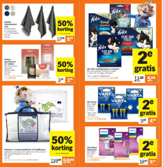 Albert Heijn Hamsterweken veel producten de 2e gratis