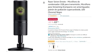 Razer Seiren Emote - Micrófono de condensador , por 69,99€