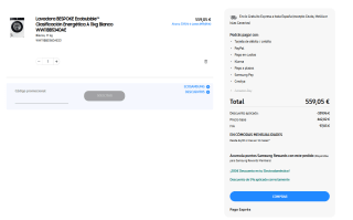 Lavadora BESPOKE Ecobubble Clasificación Energética A 11kg WW11BB534DAE por 559€