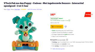 VTech Pak me dan Puppy voor €19,99 bij Bol