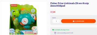 Fisher-Price Linkimals Zit-en-Kruip Zeeschildpad voor €17,98 bij Top1toys