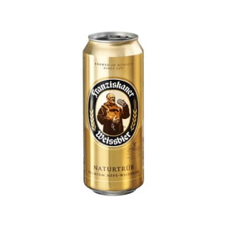 Cerveza Franziskaner Alemana de importación lata 50 cl por 1€