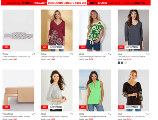 Descuento de hasta -80% en el outlet de Venca y portes gratis con compras +20€