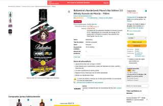 Whisky Ballantine's Borderlands Moxxi's Bar Edition 2.0 Escocés de Mezcla 700ml por 12,13€