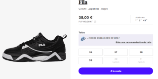 Zapatillas de Mujer Fila CASIM por 37€