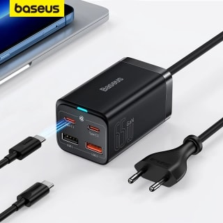 Baseus cargador rápido 4 en 1 de 65W por 17,38€