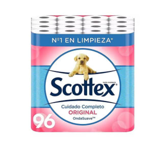 Scottex Orginal Papel Higiénico 96 rollos por solo 18,98€