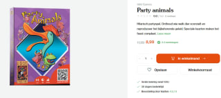 999 Games Party animals voor €8,99 bij Vrijbuiter