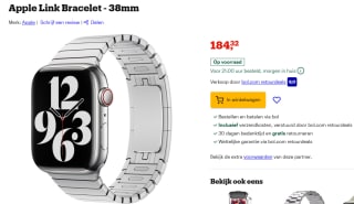 Apple - Horlogebandje voor smart watch voor €184,32 bij Bol.