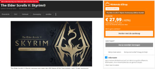 The Elder Scrolls: Skyrim Anniversary Edition voor €27,99 bij Nintendo Shop