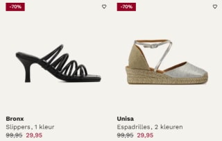 Tot 70% korting in de sale van Van den Assem Schoenen