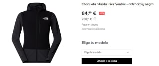 Chaqueta híbrida de Hombre The North Face Elixir Ventrix por 84.99€