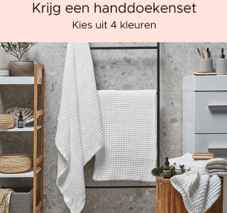 Gratis handdoekenset bij besteding vanaf €200 bij Beliani