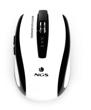 NGS White Flea Advanced Ratón Inalámbrico 1600DPI por 5.99€