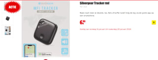 Silvergear Tracker voor €6,99 bij Dirk