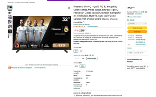 Hisense 32A5NQ QLED TV 32 Pulgadas por solo 199,99€