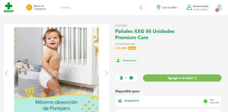 Pañales XXG 60 Unidades Premium Care por $29.990