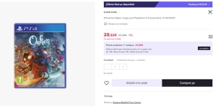 Juego PS4 Oaken por 28.02€ (Cuenta Nueva 16.02€)