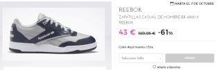 Zapatillas Reebok BB 4000 II por 43€