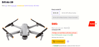 DJI Air 2S - Wit voor €595 bij Bol.com