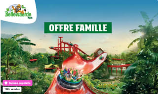 pack famille 2 adultes + 2 enfants (de moins d'1m40) du 5 avril au 11 mai 2025 : Bellewaerde Parkà 45€
