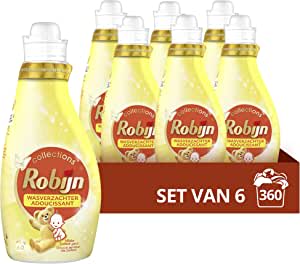 Robijn Zwitsal - Wasverzachter (6x1500ml) 6x60 = 360 wasbeurten voor €18,19 bij Amazon