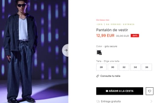 Pantalón de vestir para Hombre por 12.99€