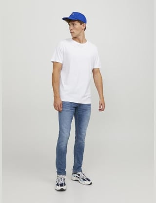 Jack & Jones Glenn - Slim fit jeans - blue denim voor €19,53 bij Amazon