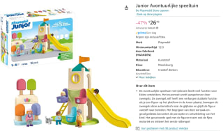 Playmobil Avonturentoren met ijscobooth voor €26,49 bij Amazon