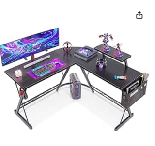 Escritorio Gaming de Esquina en forma de L por 67,99€