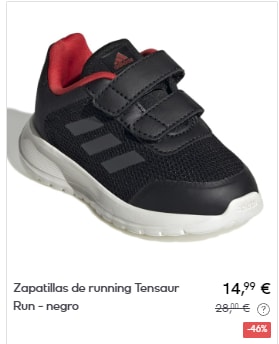Zapatillas ADIDAS para niños por menos de 20€