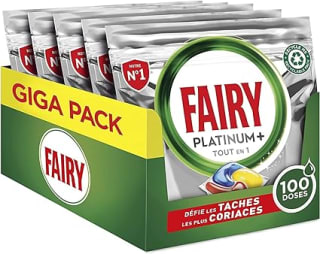 100 tabs Fairy (Dreft) Platinum Plus vaatwastabletten voor €15,25
