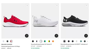Tot 50% korting tijdens de Under Armour outlet