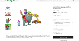 Marca Fisher-Price Gus El Caballero Diminuto por 10€.