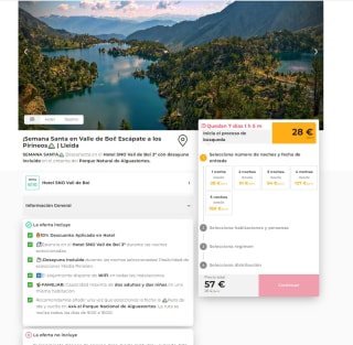 Semana Santa en Valle de Boí pirineo de lleida por 28€ pxp 2pm